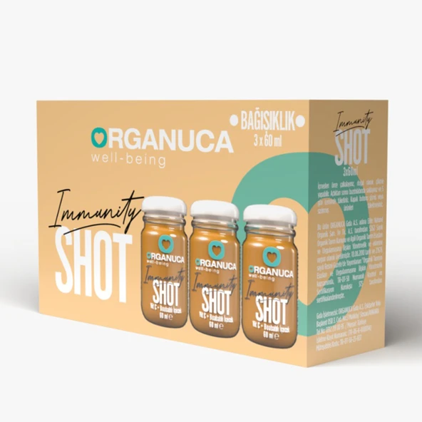 Organuca 3'lü Immunity Shot 3 x 60 Ml (7'li Paket) ürün görseli 1