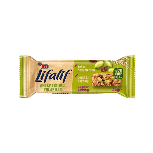 Eti Lifalif Antep Fıstıklı Bar 35 G (7'li Paket) ürün görseli 1