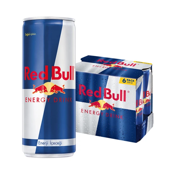 Red Bull Enerji İçeceği 6'lı Paket - 6X250 Ml (7'li Paket) ürün görseli 1