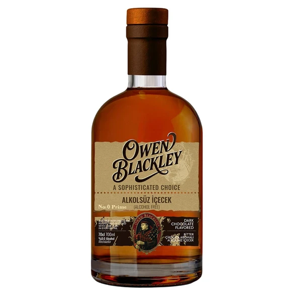 Owen Blackley Bitter Çikolata Aromalı Alkolsüz İçecek 700 Ml (3'li Paket) ürün görseli 1