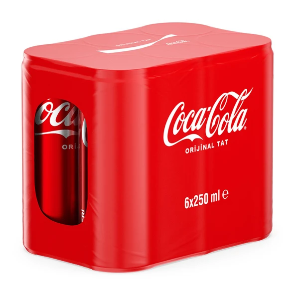 Coca-Cola Kutu 6 x 250 Ml (3'li Paket) ürün görseli 1