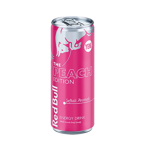 Red Bull Peach Edition Enerji İçeceği 250 Ml (6'li Paket) ürün görseli 1