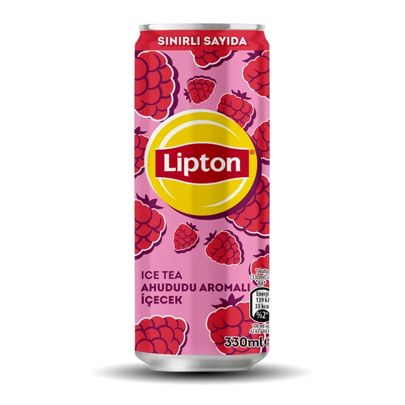 Lipton Ice Tea Raspberry 330 Ml (8'li Paket) ürün görseli 1