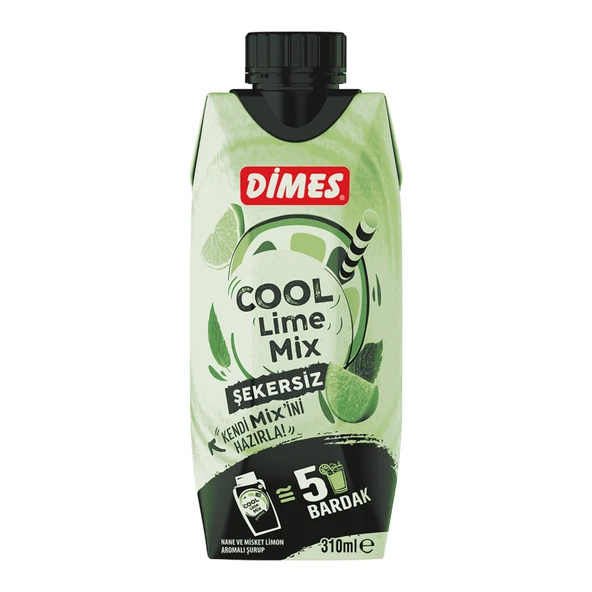 Dimes Cool Lime Mix Şekersiz 310 Ml (7'li Paket) ürün görseli 1