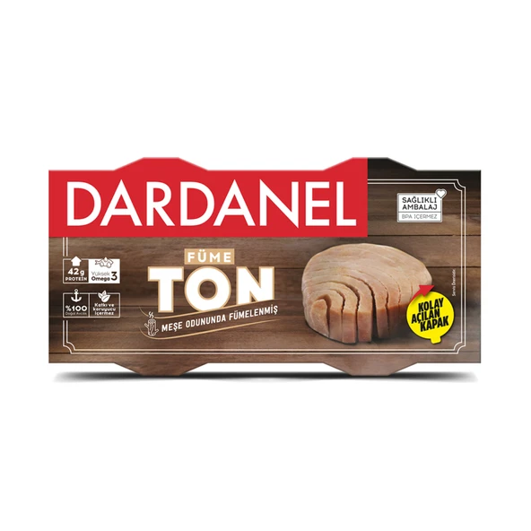 Dardanel Füme Ton Balığı 2X140 G (2'li Paket) ürün görseli 1