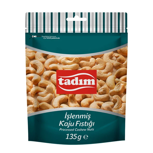 Tadım İşlenmiş Kaju Fıstığı 135 G (4'li Paket) ürün görseli 1