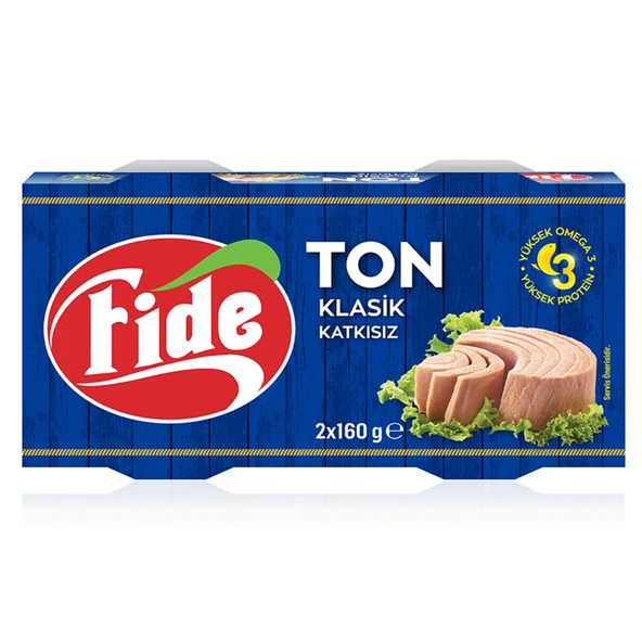 Fide Klasik Ton Balığı 2 x 160 G (2'li Paket) ürün görseli 1