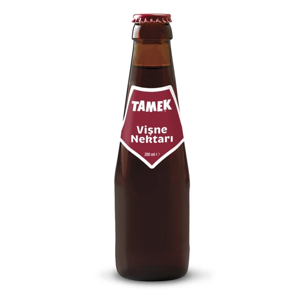 Tamek Vişne Nektari Kahverengi Şişe 200 Ml (8'li Paket) ürün görseli 1