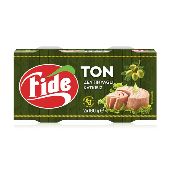Fide Zeytinyağlı Ton Balığı 2X160 G (4'li Paket) ürün görseli 1