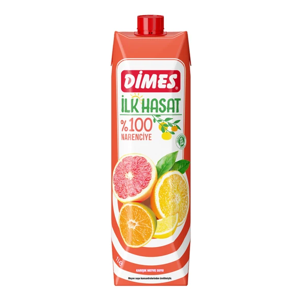 Dimes %100 İlk Hasat Narenciye 1 L (6'li Paket) ürün görseli 1