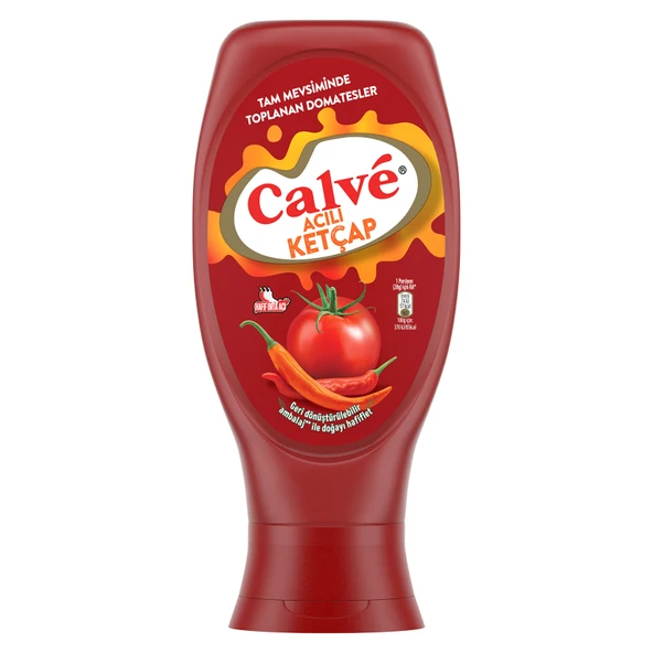 Calve Acılı Ketçap 430 G (4'li Paket) ürün görseli 1
