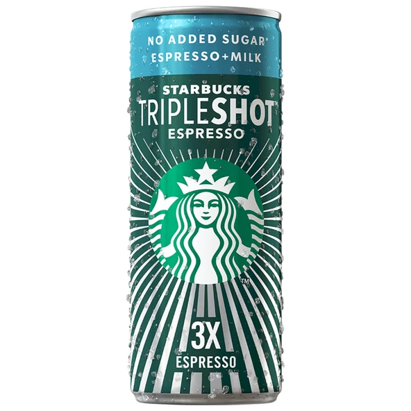 Starbucks Tripleshot Espresso Şeker İlavesiz 300 Ml (3'li Paket) ürün görseli 1