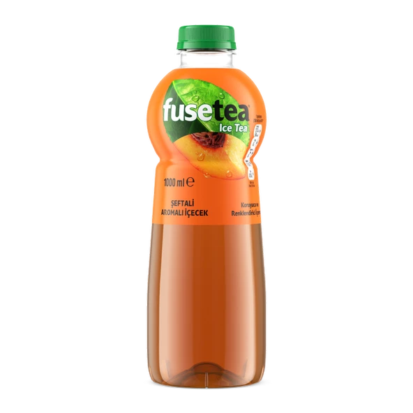 Fuse Tea Şeftali Soğuk Çay Pet 1 L (8'li Paket) ürün görseli 1