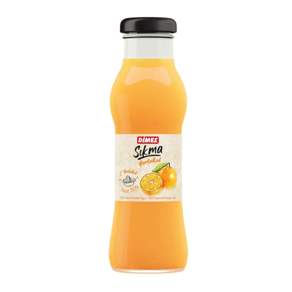 Dimes Sıkma Portakal Suyu 250 Ml (5'li Paket) ürün görseli 1