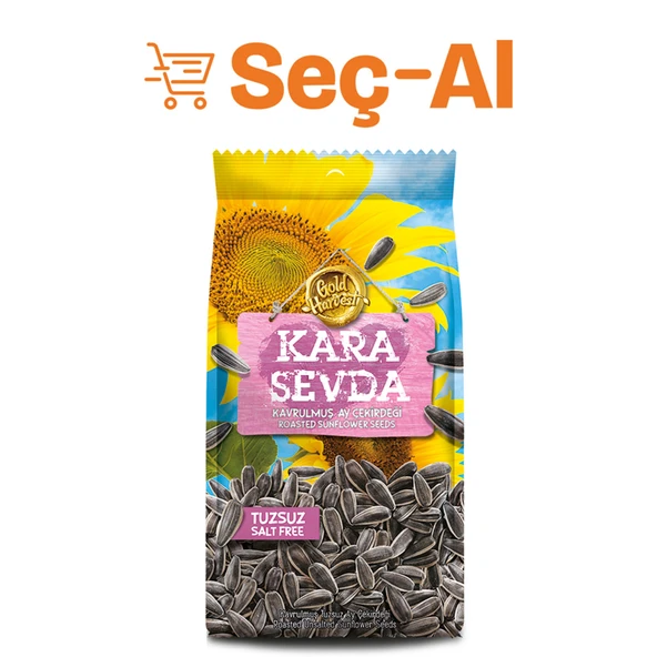 Kara Sevda Tuzsuz Siyah Ayçekirdeği 160 G (6'li Paket) ürün görseli 1