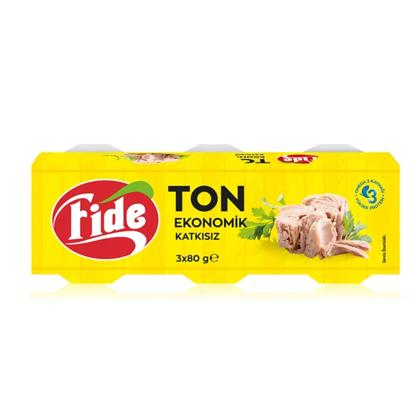 Fide Ekonomik Ton Balığı 3x80 G (7'li Paket) ürün görseli 1