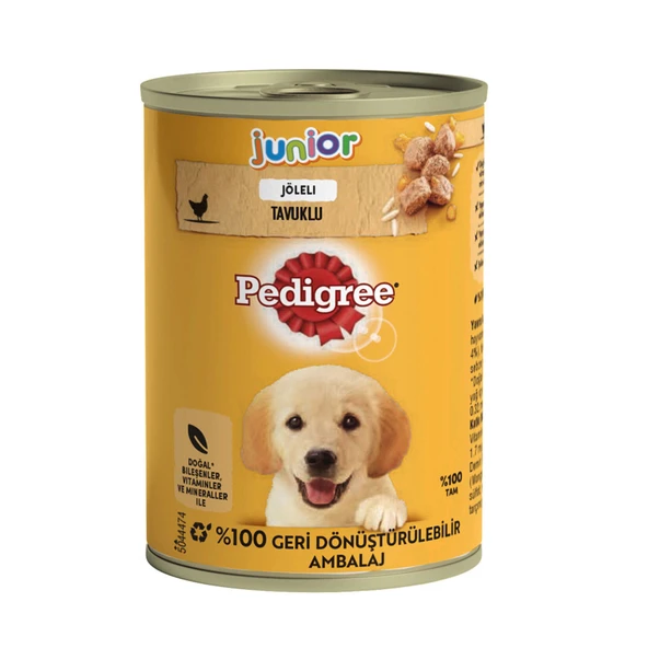 Pedigree Yavru Konserve Yaş Mama 400 G (4'li Paket) ürün görseli 1