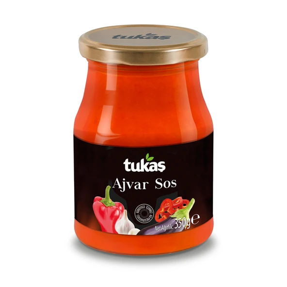 Tukaş Ajvar Sos 350 G (8'li Paket) ürün görseli 1