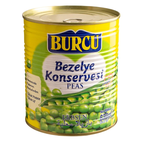 Burcu Bezelye Konservesi 830 G (8'li Paket) ürün görseli 1