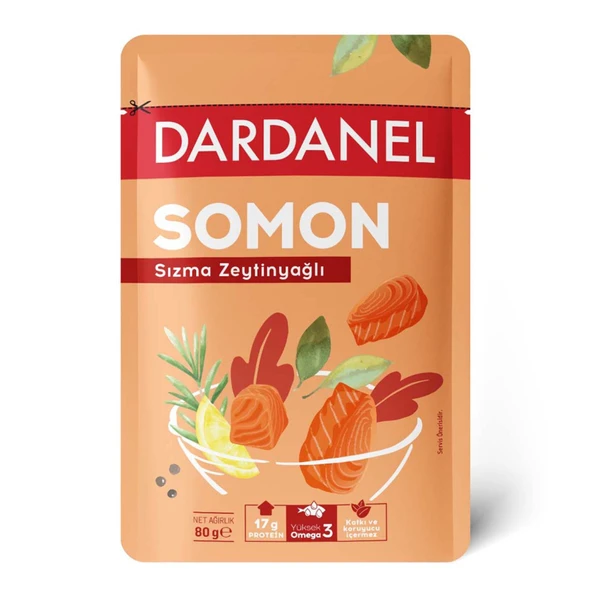 Dardanel Zeytinyağlı Somon Poşet 80 G (4'li Paket) ürün görseli 1