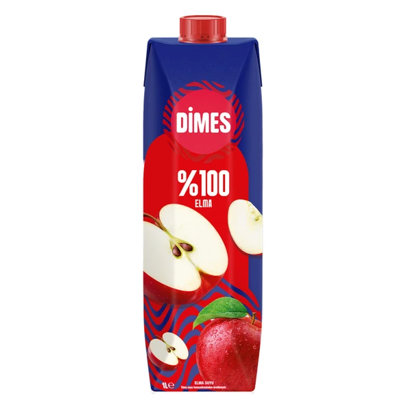 Dimes %100 Elma Suyu 1 L (7'li Paket) ürün görseli 1
