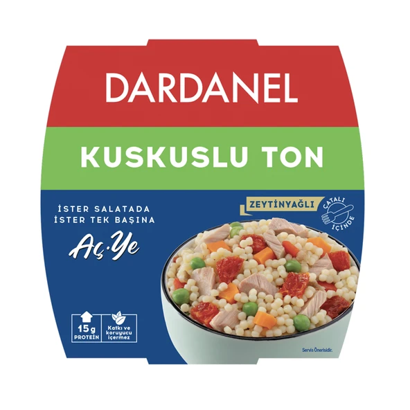 Dardanel Kuskuslu Ton Aç-Ye 160 G (5'li Paket) ürün görseli 1