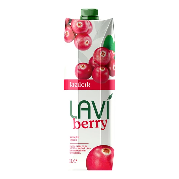 Lavi-Berry Kızılcık Meyveli İçecek 1 L (8'li Paket) ürün görseli 1