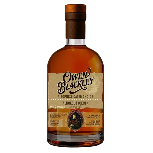 Owen Blackley Karamel & Meşe Aromalı İçecek 700 Ml (3'li Paket) ürün görseli 1