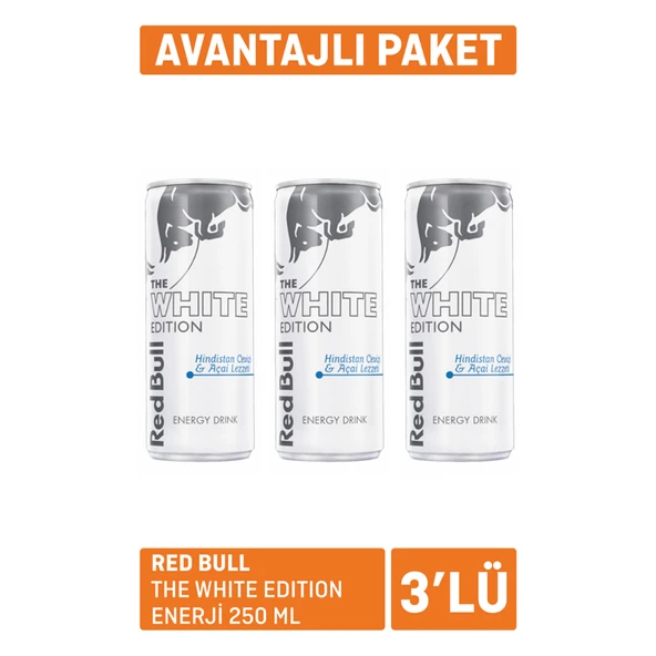 Red Bull The White Edition Enerji 3 x 250 Ml (2'li Paket) ürün görseli 1