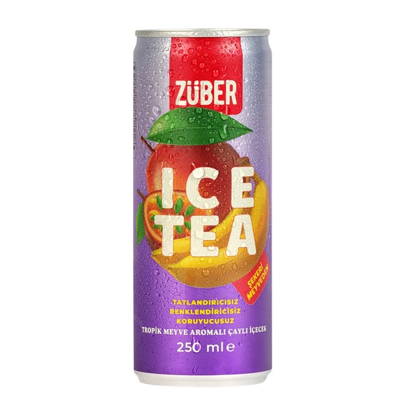 Züber Tropik Meyve Aromalı Çaylı İçecek 250 Ml (6'li Paket) ürün görseli 1