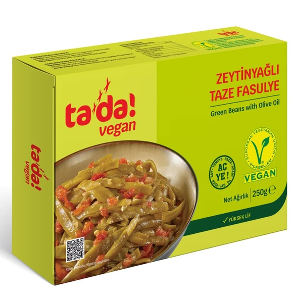 Tada Zeytinyağlı Taze Fasulye 250 G (5'li Paket) ürün görseli 1