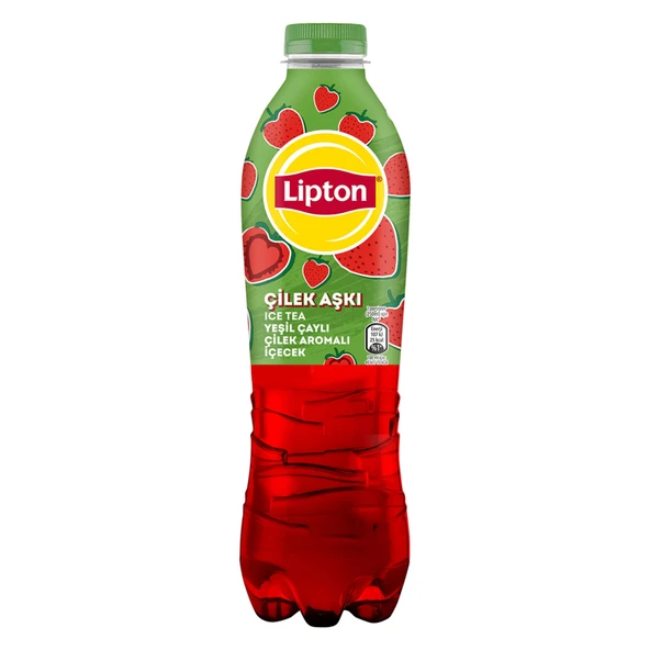 Lipton Ice Tea Yeşil Çaylı Çilek Aromalı 1 L (8'li Paket) ürün görseli 1