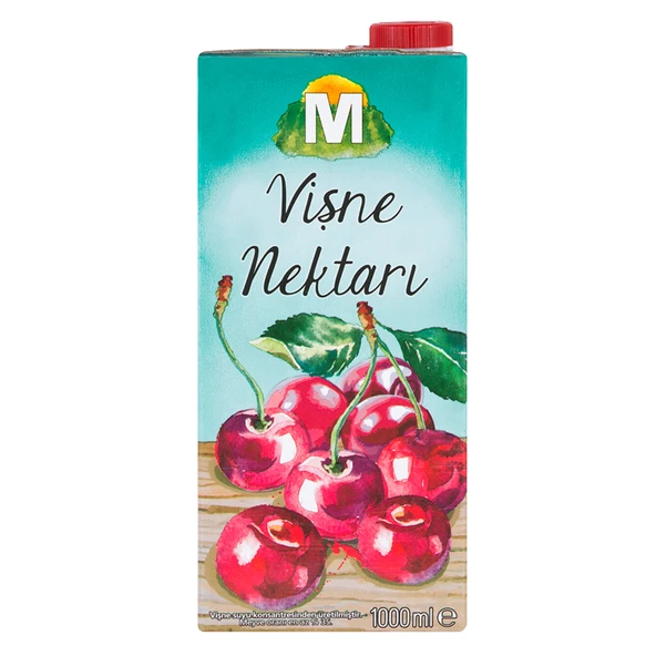 Migros Vişne Nektarı 1 L (8'li Paket) ürün görseli 1