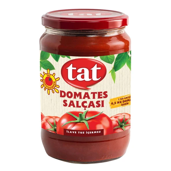 Tat Domates Salçası Cam 710 G (8'li Paket) ürün görseli 1