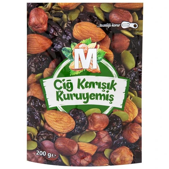 Migros Çiğ Karışık Kuruyemiş 200 G (5'li Paket) ürün görseli 1