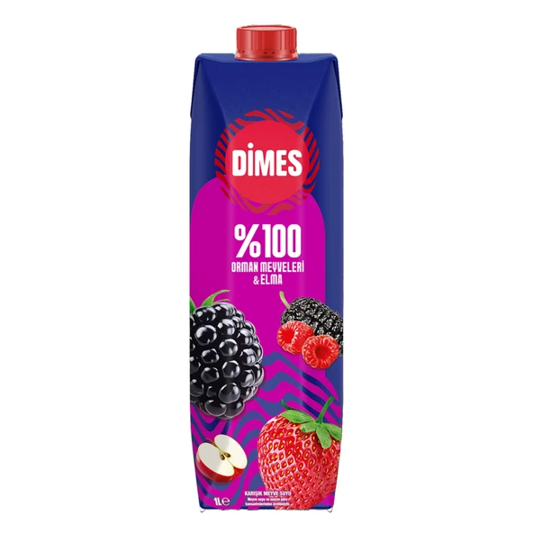 Dimes %100 Orman Meyveli 1 L (5'li Paket) ürün görseli 1