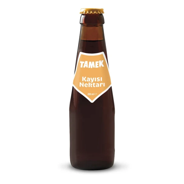 Tamek Kayısı Nektari Kahverengi Şişe 200 Ml (8'li Paket) ürün görseli 1
