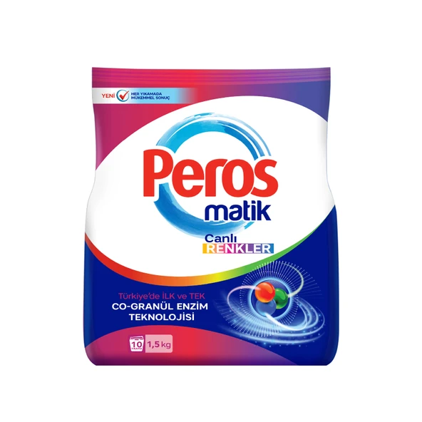 Peros 1,5 Kg Matik Canlı Renkler (8'li Paket) ürün görseli 1