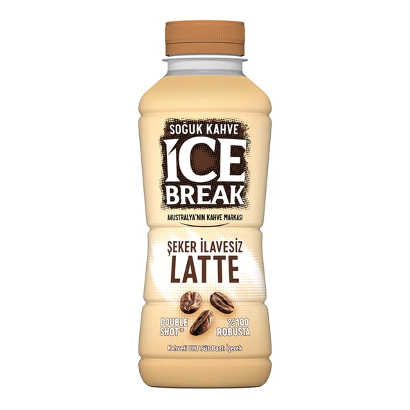 Ice Break Şekersiz Latte 375 Ml (8'li Paket) ürün görseli 1