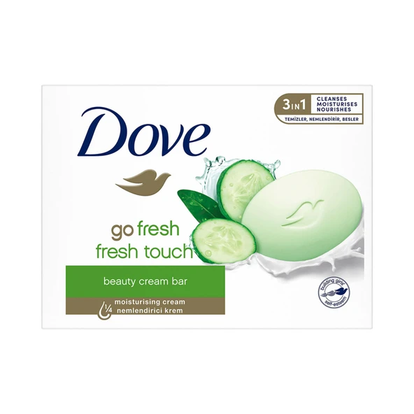 Dove Beauty Cream Bar Fresh Touch Nemlendirici Etkili 90 G (7'li Paket) ürün görseli 1