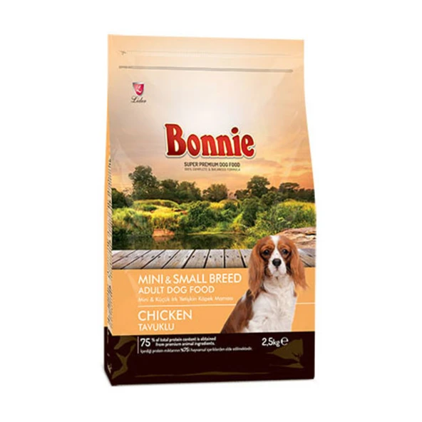 Bonnie Kuru Mama Mini&Small Tavuklu 2,5 Kg (6'li Paket) ürün görseli 1