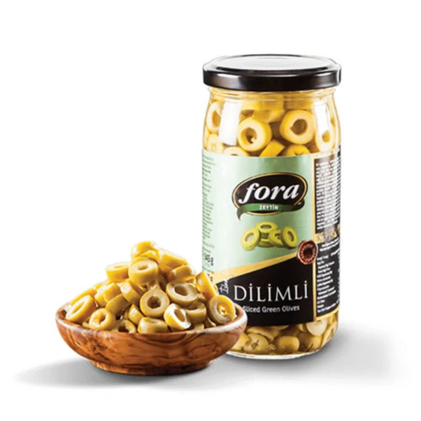 Fora Dilimli Yeşil Zeytin 160 G (7'li Paket) ürün görseli 1