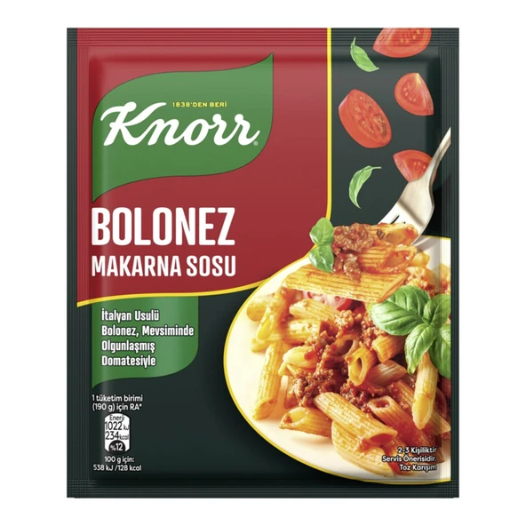 Knorr Bolonez Makarna Sosu 45 G (7'li Paket) ürün görseli 1