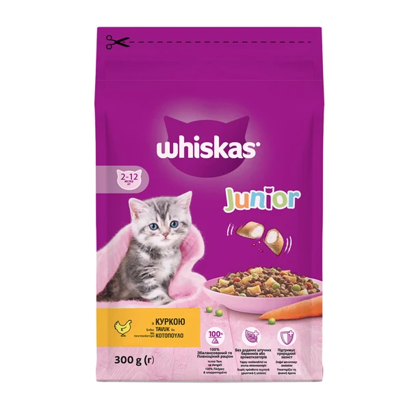 Whiskas Yavru Tavuklu Kuru Mama 300 G (7'li Paket) ürün görseli 1