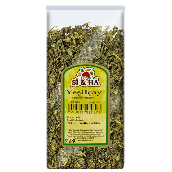 Si&Ha Yeşilçay 100 G (6'li Paket) ürün görseli 1