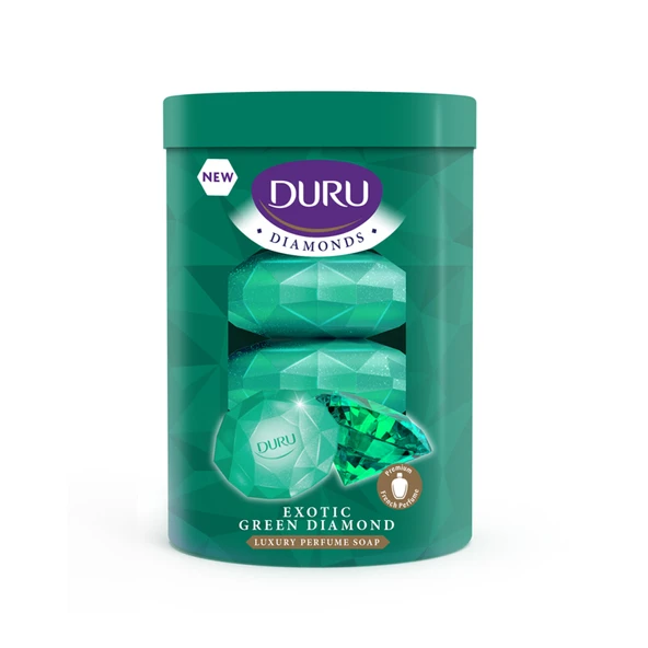 Duru Diamonds Exotic Green Sabun 360G (4'li Paket) ürün görseli 1