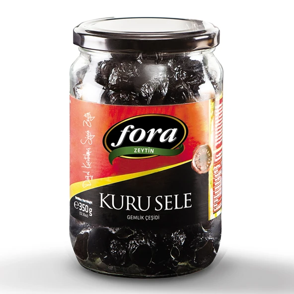 Fora Kuru Sele Siyah Zeytin 350 G (3'li Paket) ürün görseli 1