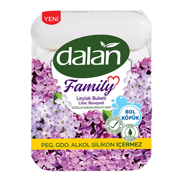 Dalan Family Leylak Buketi Güzellik Sabunu 4x75 G (5'li Paket) ürün görseli 1