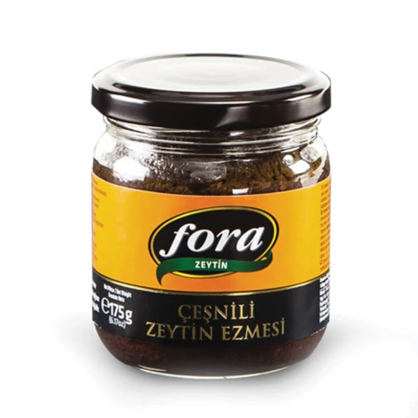 Fora Çeşnili Siyah Zeytin Ezmesi 175 G (8'li Paket) ürün görseli 1
