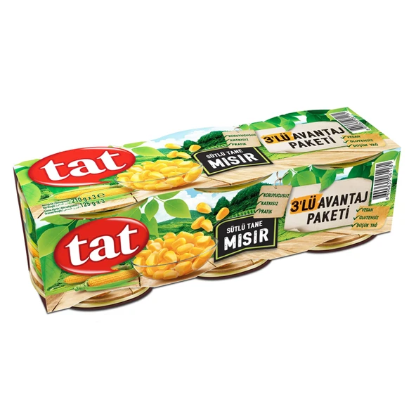 Tat Mısır 3 x 210 G (8'li Paket) ürün görseli 1